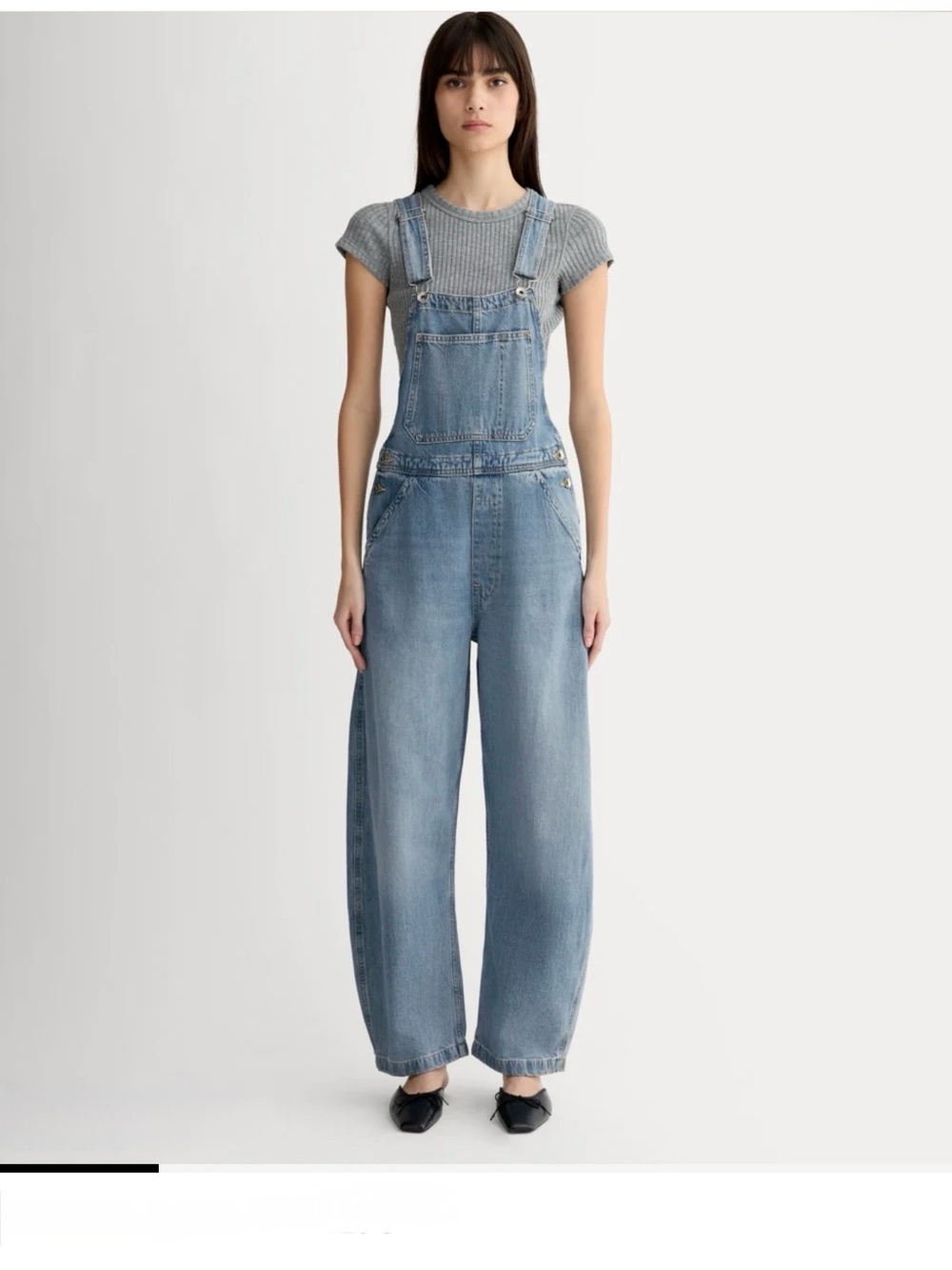 Everlane Light Blue Denim Overalls